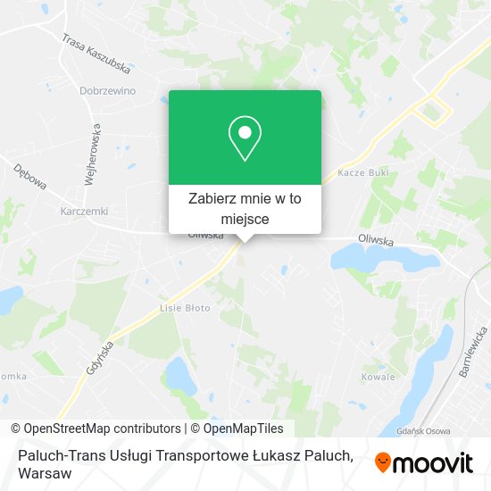 Mapa Paluch-Trans Usługi Transportowe Łukasz Paluch