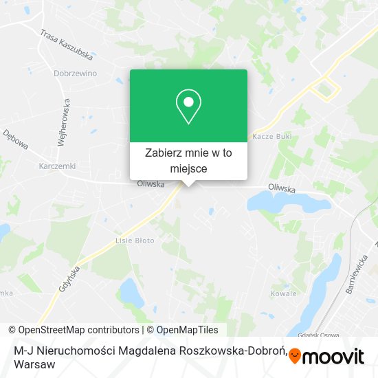 Mapa M-J Nieruchomości Magdalena Roszkowska-Dobroń