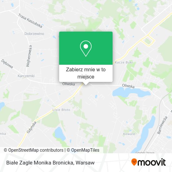 Mapa Białe Zagle Monika Bronicka