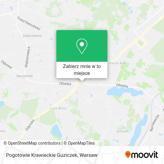 Mapa Pogotowie Krawieckie Guziczek