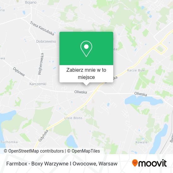 Mapa Farmbox - Boxy Warzywne I Owocowe