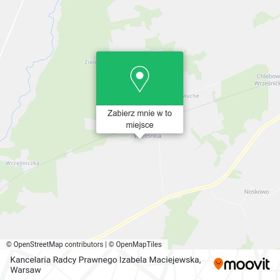 Mapa Kancelaria Radcy Prawnego Izabela Maciejewska