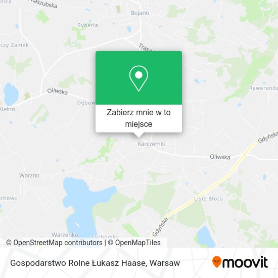 Mapa Gospodarstwo Rolne Łukasz Haase