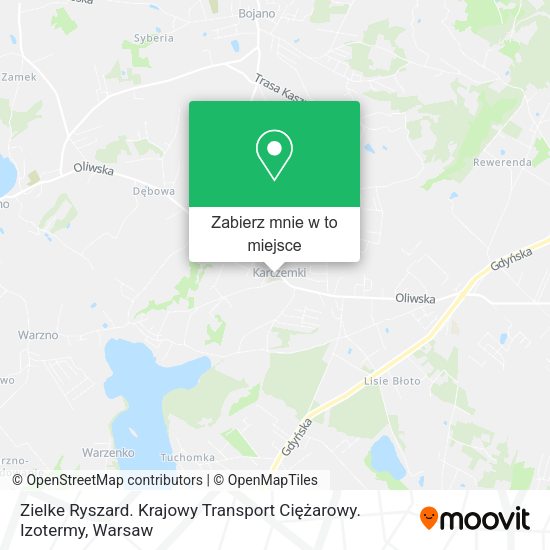 Mapa Zielke Ryszard. Krajowy Transport Ciężarowy. Izotermy