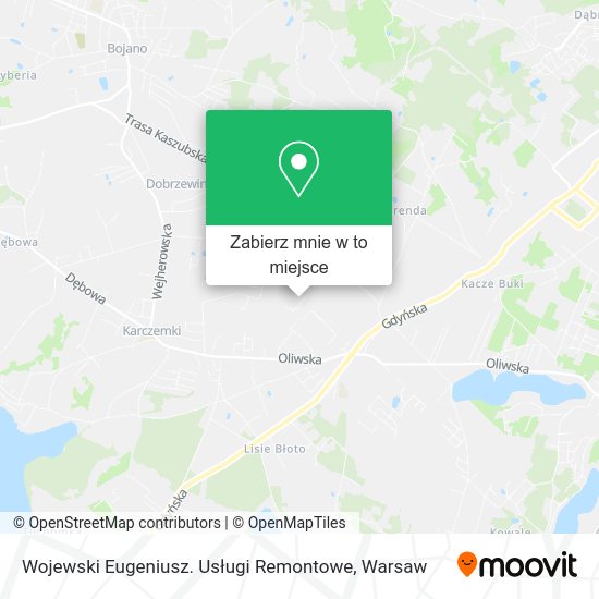 Mapa Wojewski Eugeniusz. Usługi Remontowe