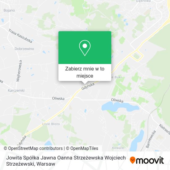 Mapa Jowita Spółka Jawna Oanna Strzeżewska Wojciech Strzeżewski