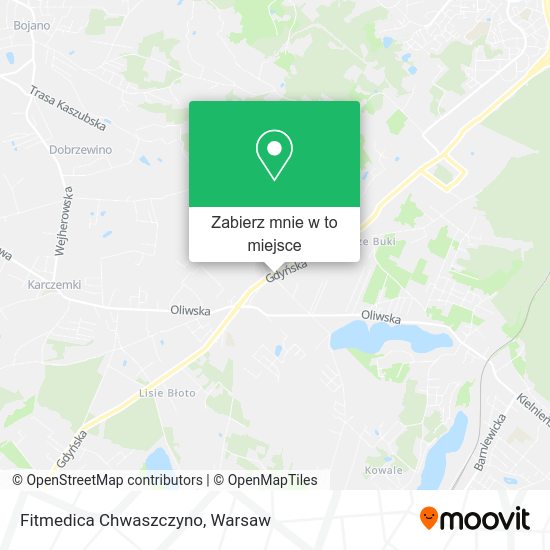 Mapa Fitmedica Chwaszczyno