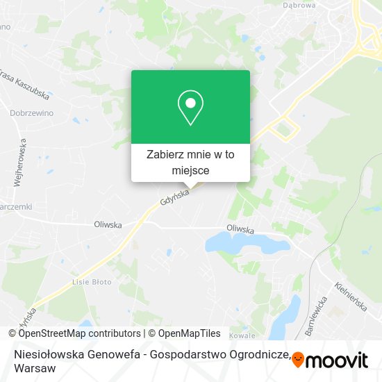 Mapa Niesiołowska Genowefa - Gospodarstwo Ogrodnicze