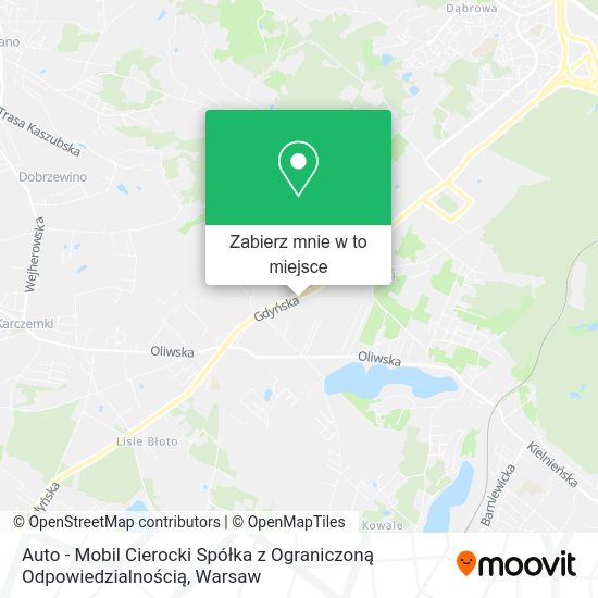 Mapa Auto - Mobil Cierocki Spółka z Ograniczoną Odpowiedzialnością