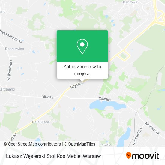 Mapa Łukasz Węsierski Stol Kos Meble