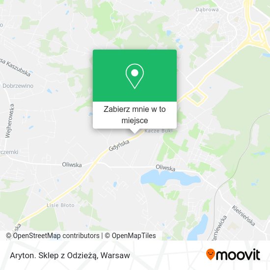 Mapa Aryton. Sklep z Odzieżą