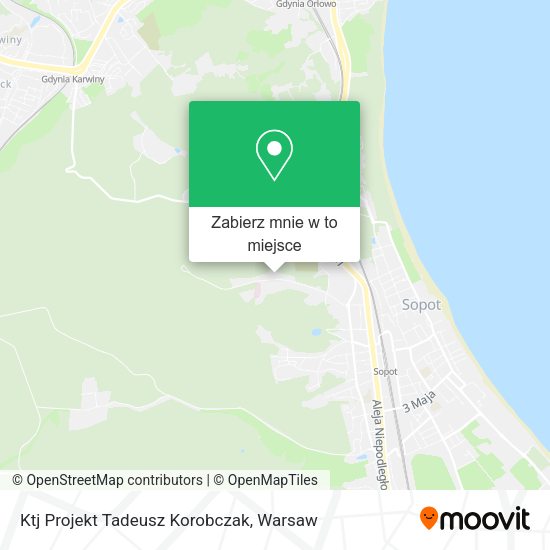 Mapa Ktj Projekt Tadeusz Korobczak