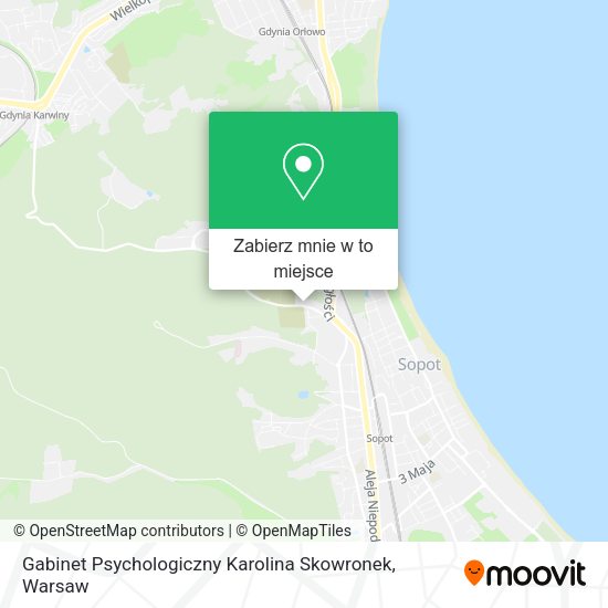 Mapa Gabinet Psychologiczny Karolina Skowronek