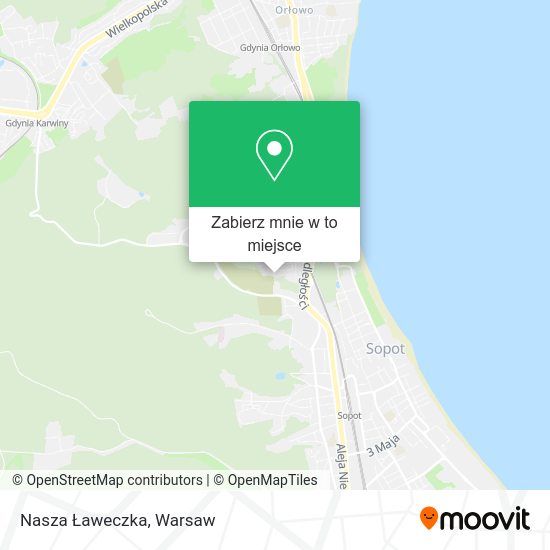 Mapa Nasza Ławeczka