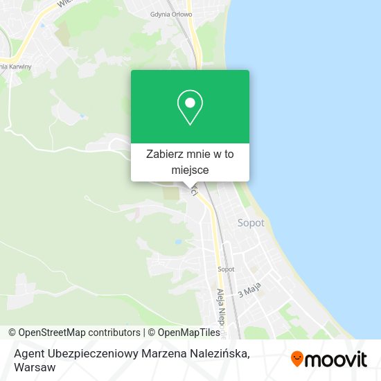 Mapa Agent Ubezpieczeniowy Marzena Nalezińska