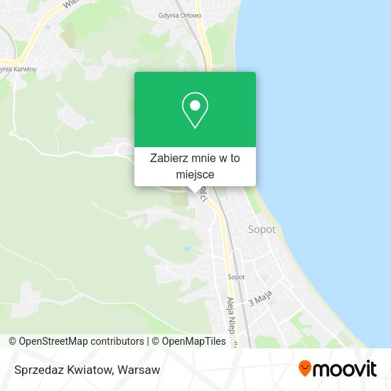 Mapa Sprzedaz Kwiatow