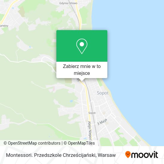 Mapa Montessori. Przedszkole Chrześcijański