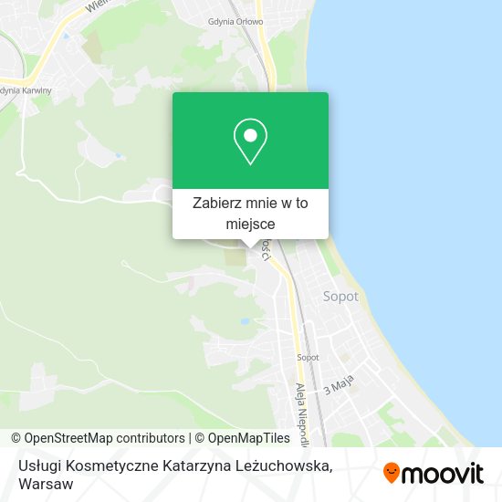 Mapa Usługi Kosmetyczne Katarzyna Leżuchowska