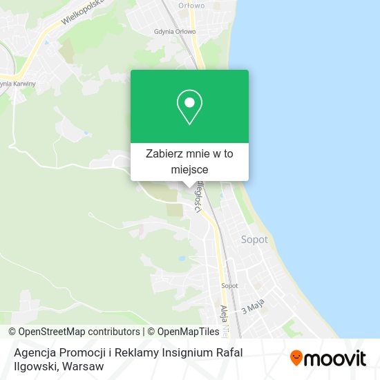 Mapa Agencja Promocji i Reklamy Insignium Rafal Ilgowski