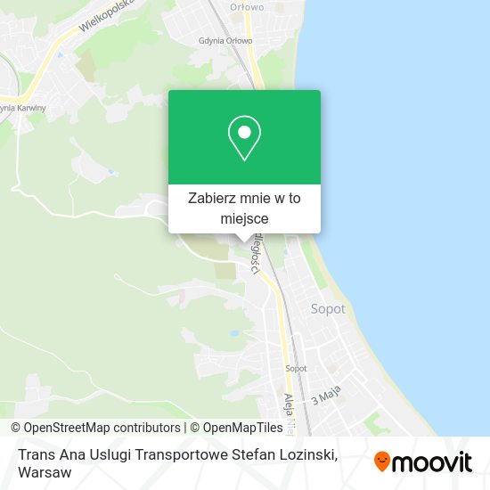 Mapa Trans Ana Uslugi Transportowe Stefan Lozinski