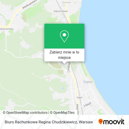 Mapa Biuro Rachunkowe Regina Chudzikiewicz