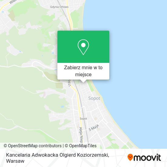 Mapa Kancelaria Adwokacka Olgierd Koziorzemski