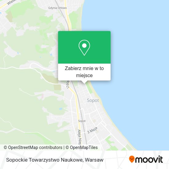 Mapa Sopockie Towarzystwo Naukowe