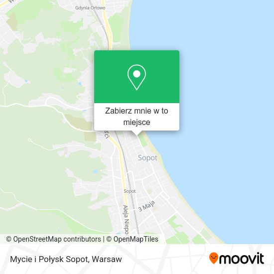 Mapa Mycie i Połysk Sopot