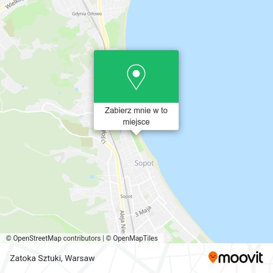 Mapa Zatoka Sztuki