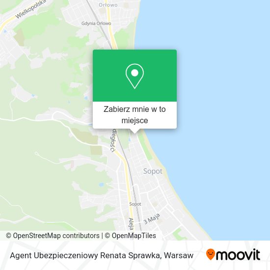 Mapa Agent Ubezpieczeniowy Renata Sprawka