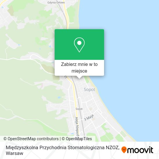 Mapa Międzyszkolna Przychodnia Stomatologiczna NZOZ