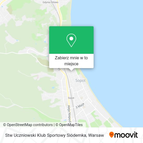 Mapa Stw Uczniowski Klub Sportowy Siódemka