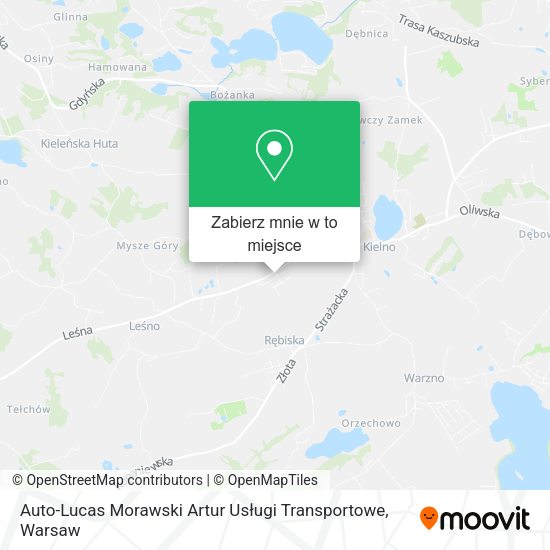 Mapa Auto-Lucas Morawski Artur Usługi Transportowe