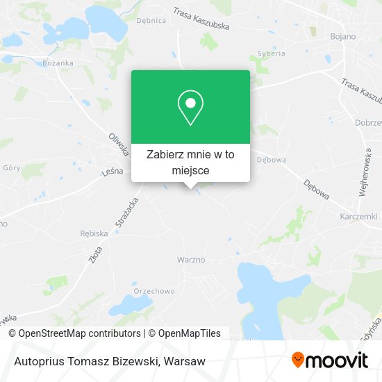 Mapa Autoprius Tomasz Bizewski