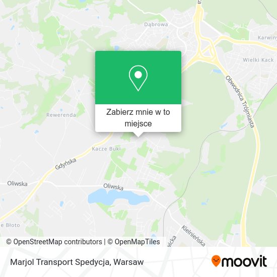 Mapa Marjol Transport Spedycja