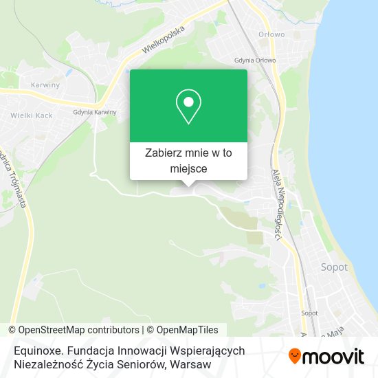 Mapa Equinoxe. Fundacja Innowacji Wspierających Niezależność Życia Seniorów