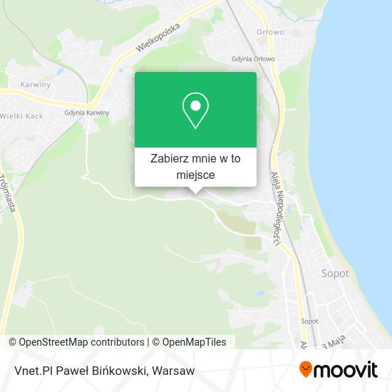 Mapa Vnet.Pl Paweł Bińkowski