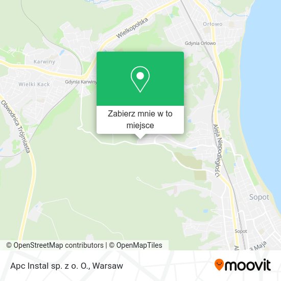 Mapa Apc Instal sp. z o. O.