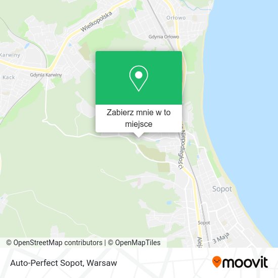 Mapa Auto-Perfect Sopot