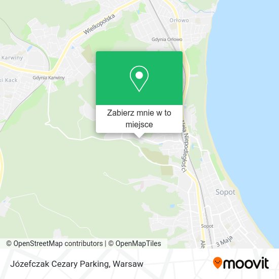 Mapa Józefczak Cezary Parking