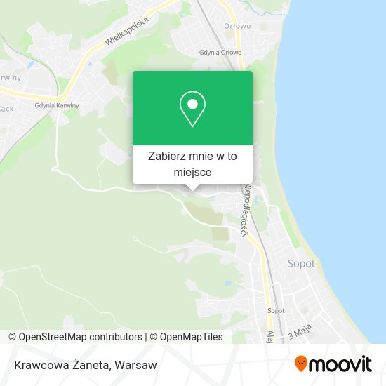 Mapa Krawcowa Żaneta