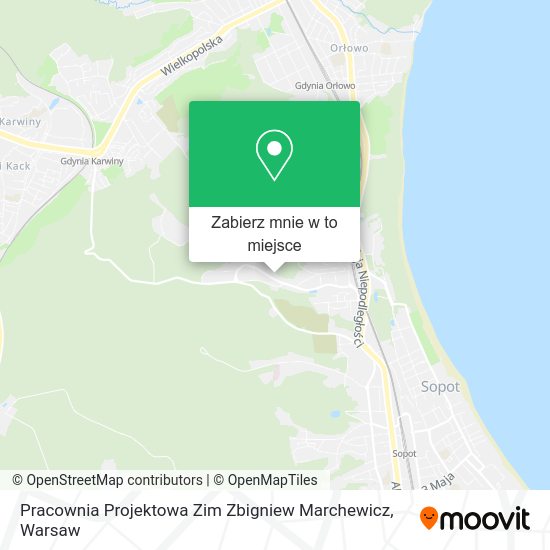 Mapa Pracownia Projektowa Zim Zbigniew Marchewicz