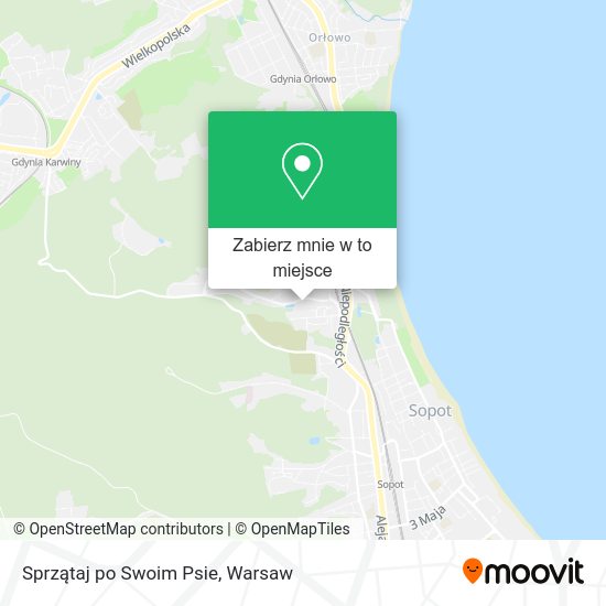 Mapa Sprzątaj po Swoim Psie