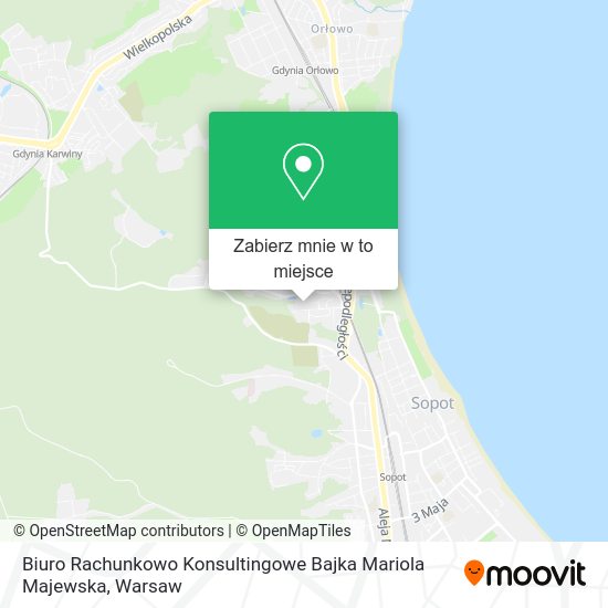 Mapa Biuro Rachunkowo Konsultingowe Bajka Mariola Majewska