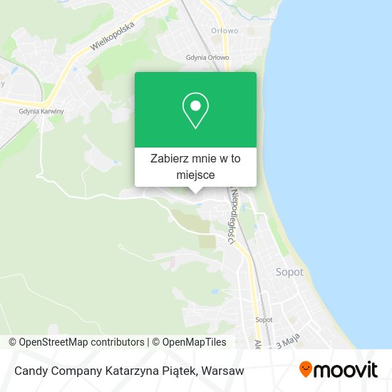 Mapa Candy Company Katarzyna Piątek