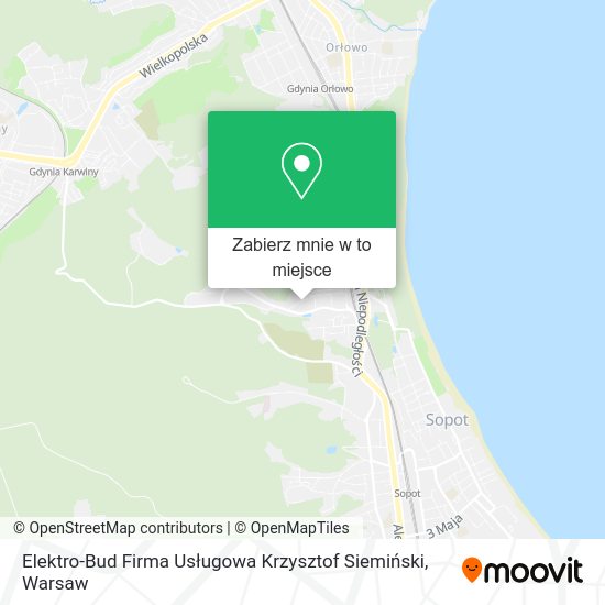 Mapa Elektro-Bud Firma Usługowa Krzysztof Siemiński