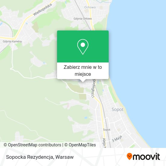 Mapa Sopocka Rezydencja