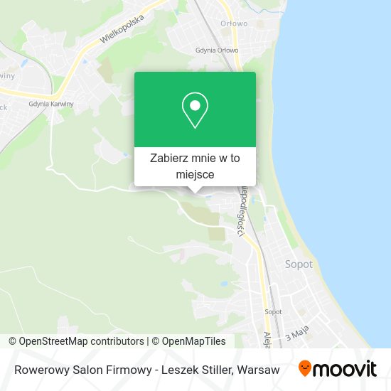 Mapa Rowerowy Salon Firmowy - Leszek Stiller