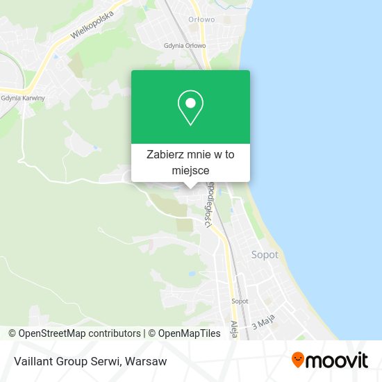 Mapa Vaillant Group Serwi