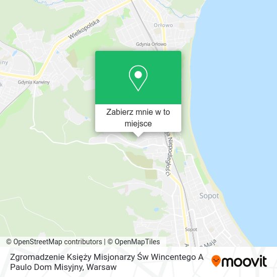 Mapa Zgromadzenie Księży Misjonarzy Św Wincentego A Paulo Dom Misyjny